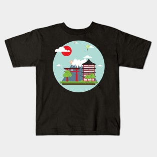 The land of the rising Sun Kids T-Shirt